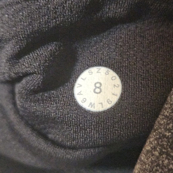 Lululemon Pace Rival Crop 22" Leggings Black Size 8 Women's $88 Retail - Picture 10 of 14